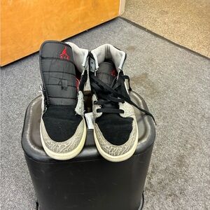 Kids Black and Gray Sneakers